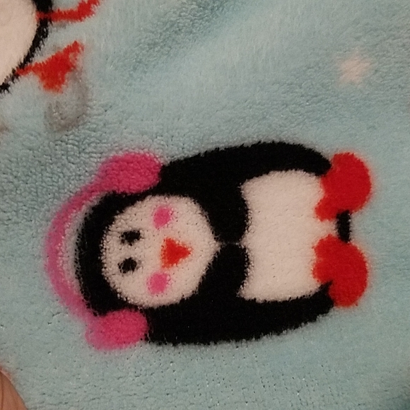 PJ Couture Onesie (Footless) with Winter Penguins - Picture 3 of 7